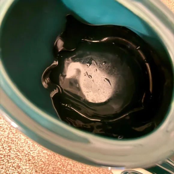 Dark Teal Green Fox Ceramic Cookie Jar - Picture 7 of 9